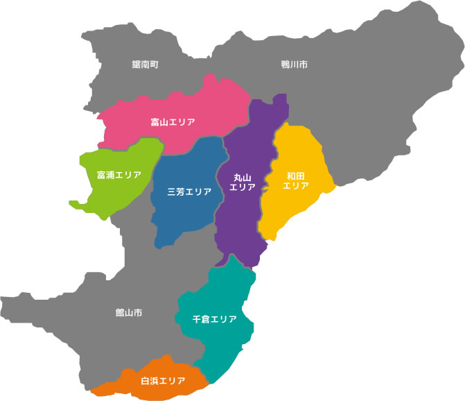 南房総市マップ